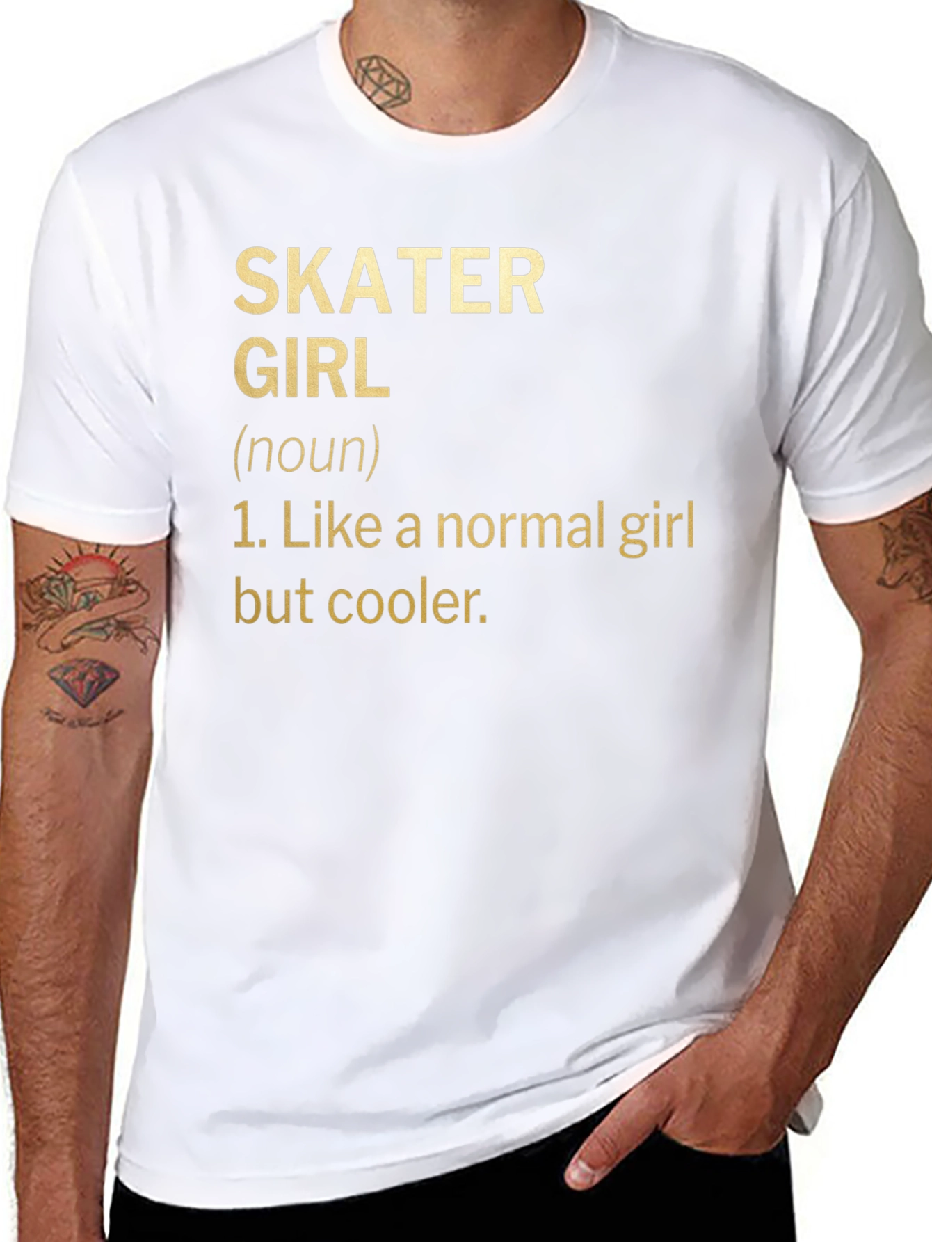 Skater Girl Definition Tee - Cool Stylish Unique