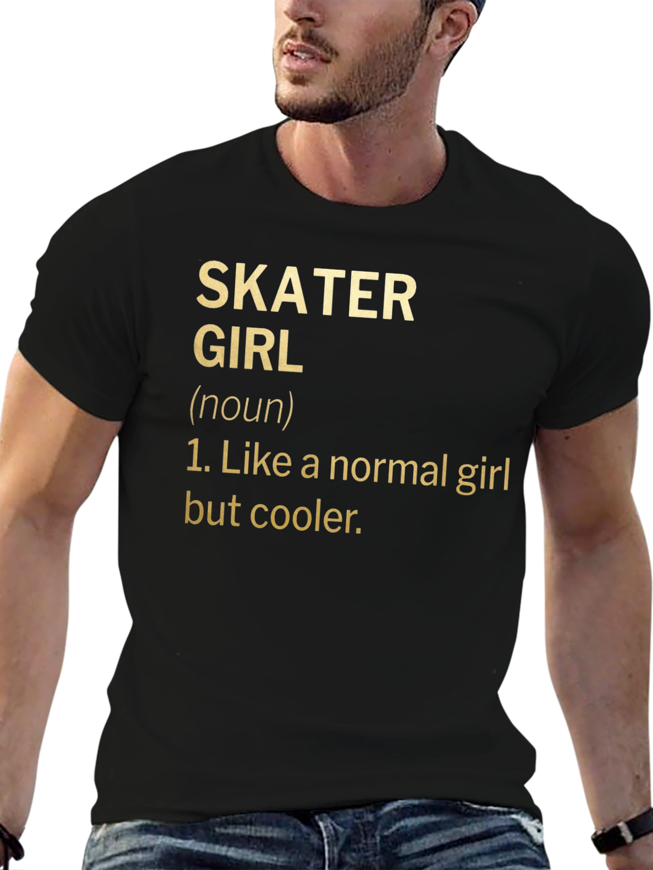 Skater Girl Definition Tee - Cool Stylish Unique