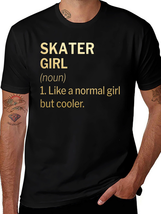 Skater Girl Definition Tee - Cool Stylish Unique
