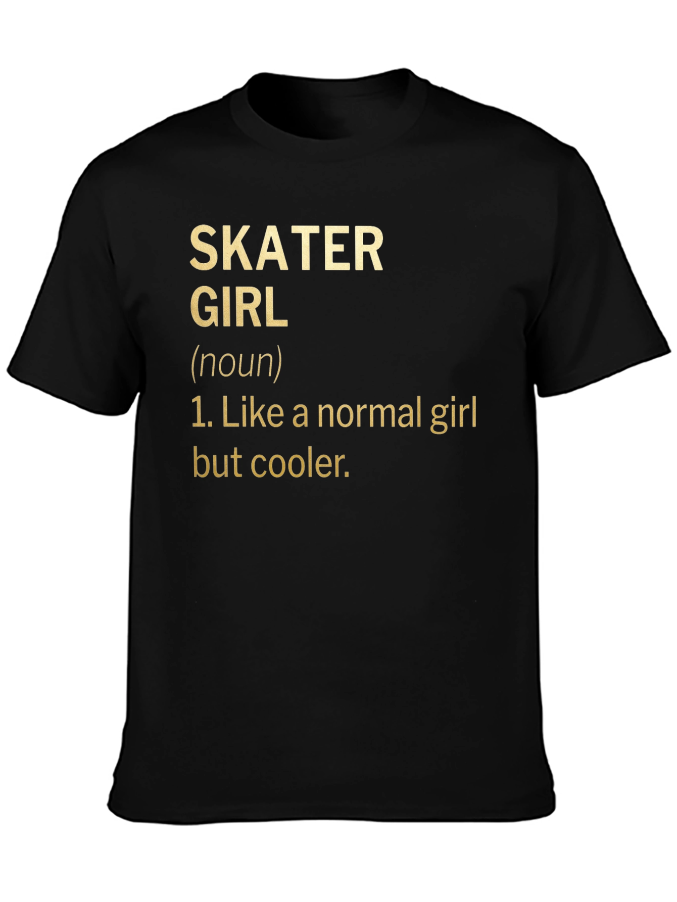 Skater Girl Definition Tee - Cool Stylish Unique