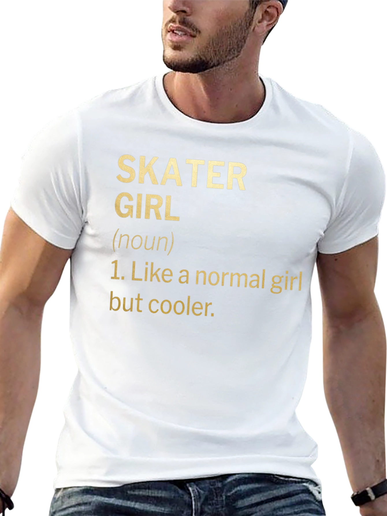 Skater Girl Definition Tee - Cool Stylish Unique