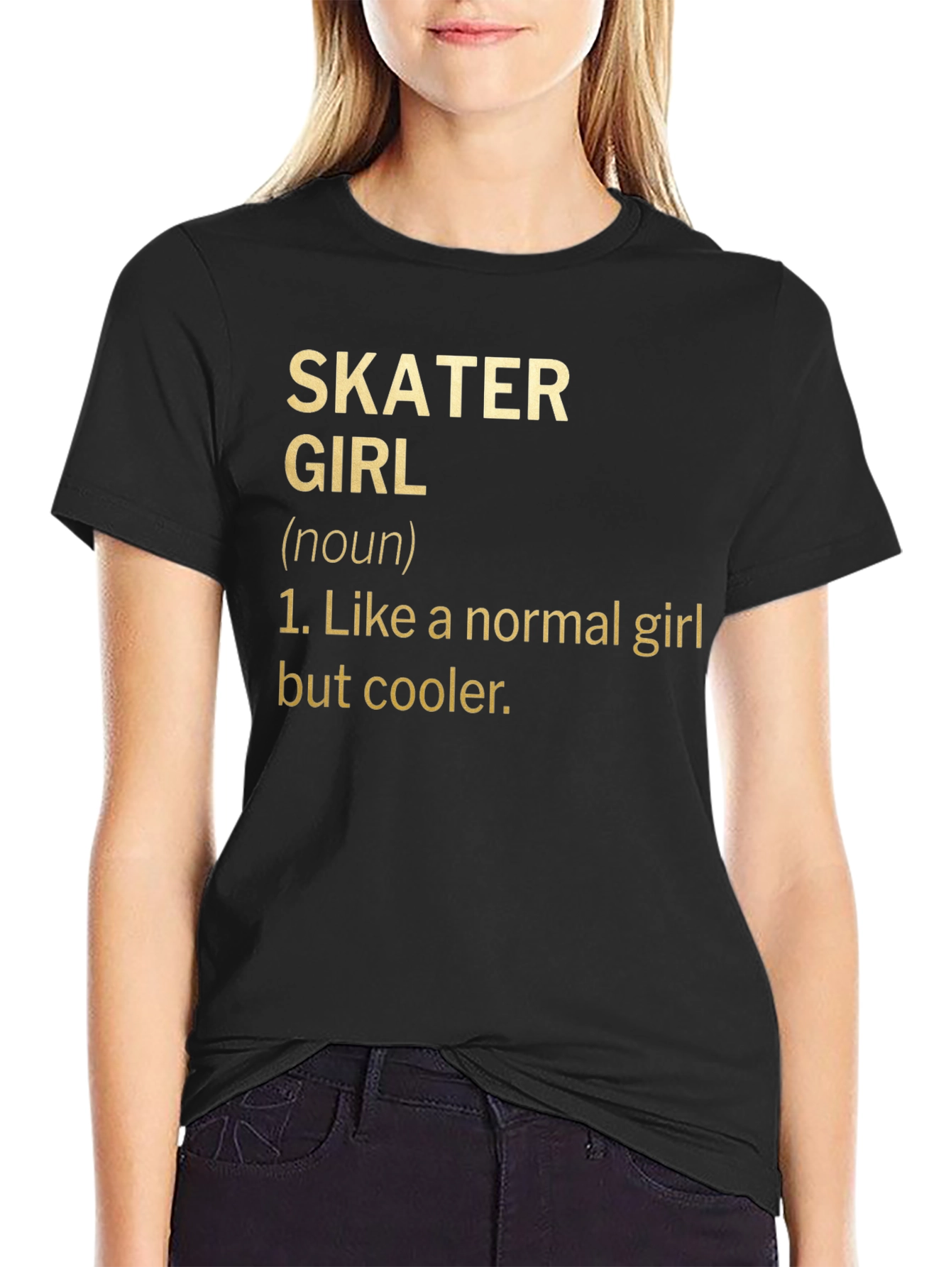 Skater Girl Definition Tee - Cool Stylish Unique