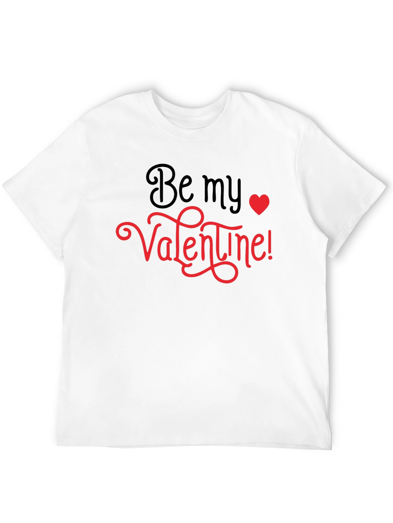 Be My Valentine Graphic Tee - Black