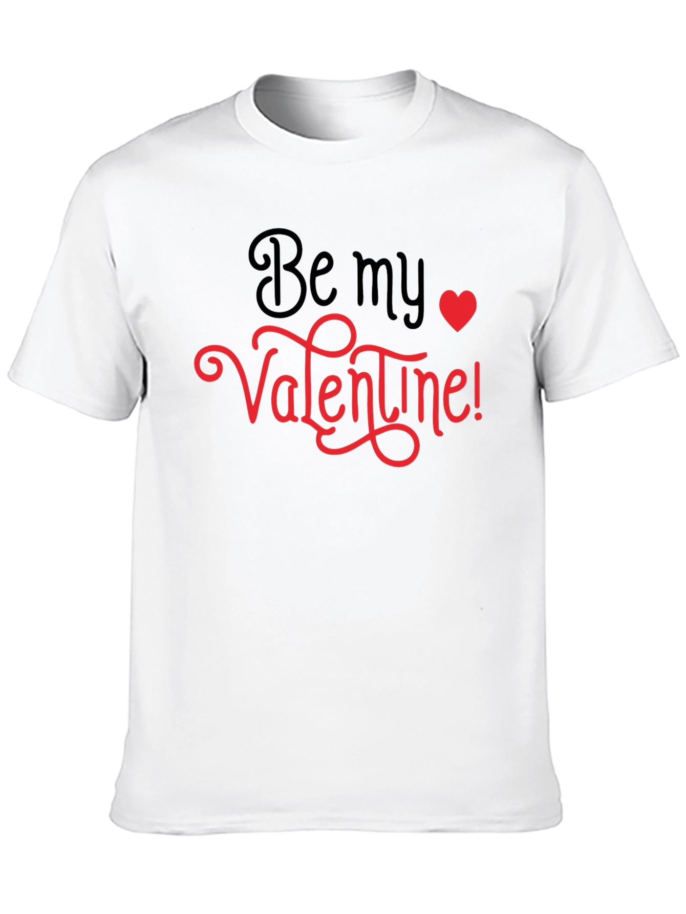 Be My Valentine Graphic Tee - Black