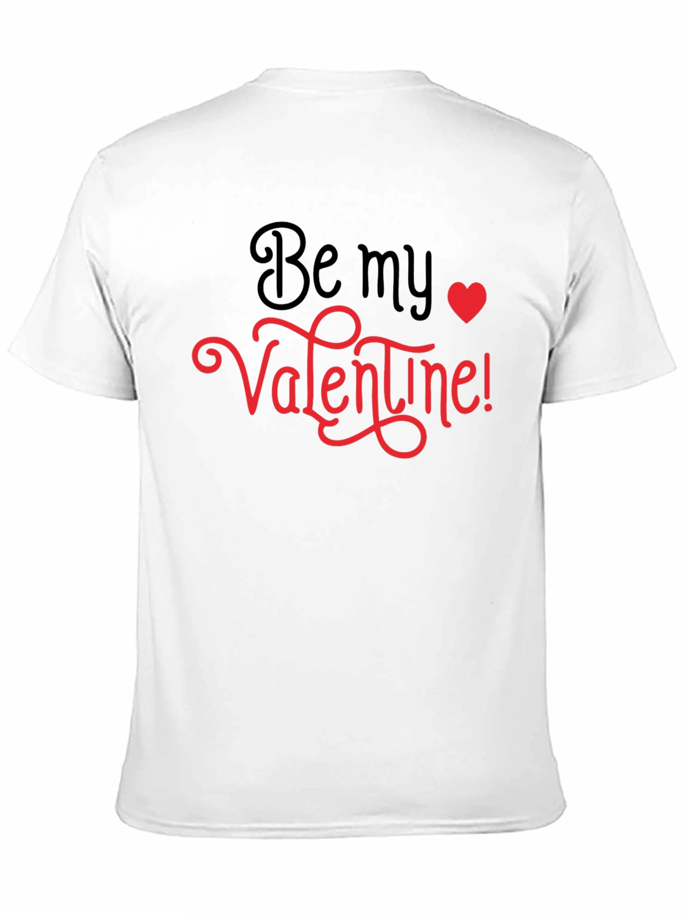 Be My Valentine Graphic Tee - Black