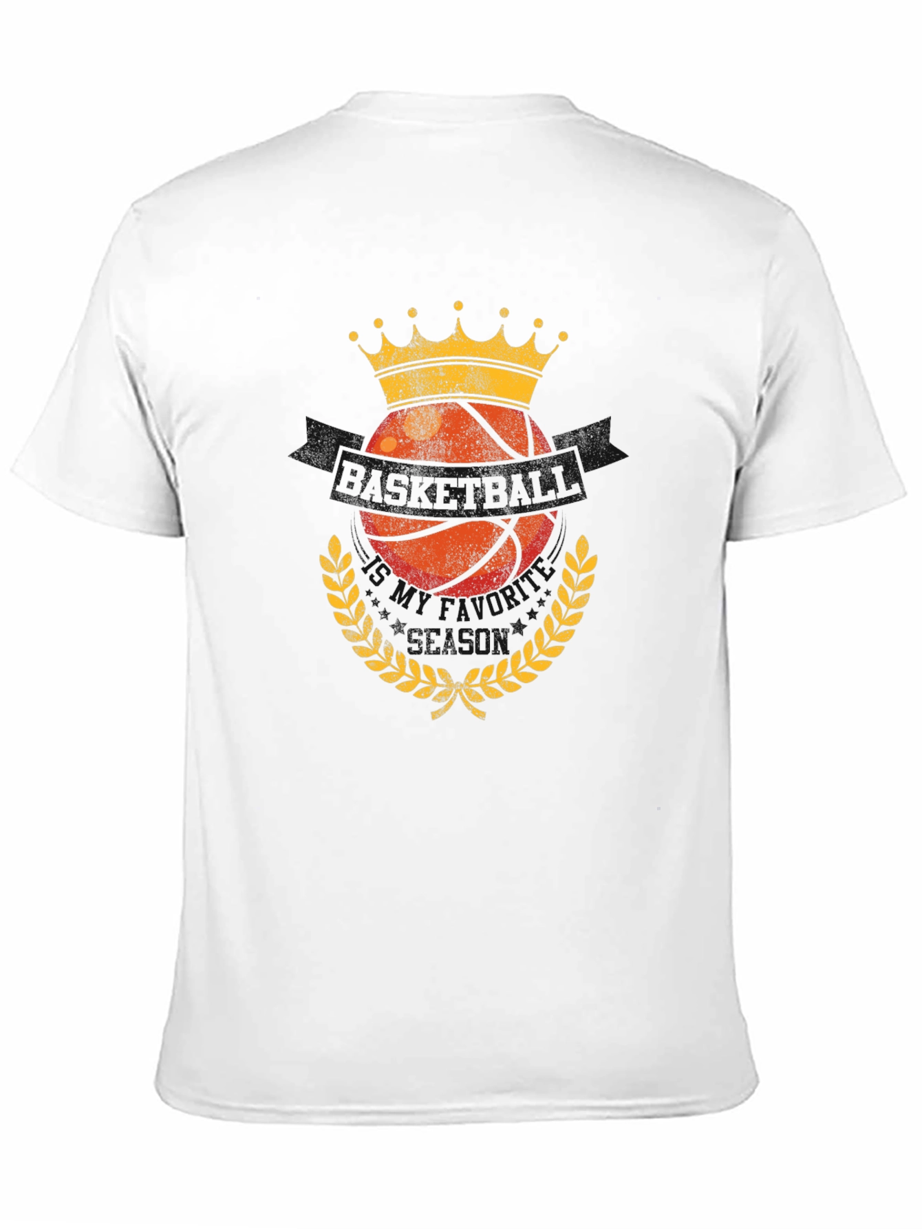 Basketball King Graphic T-Shirt - Black