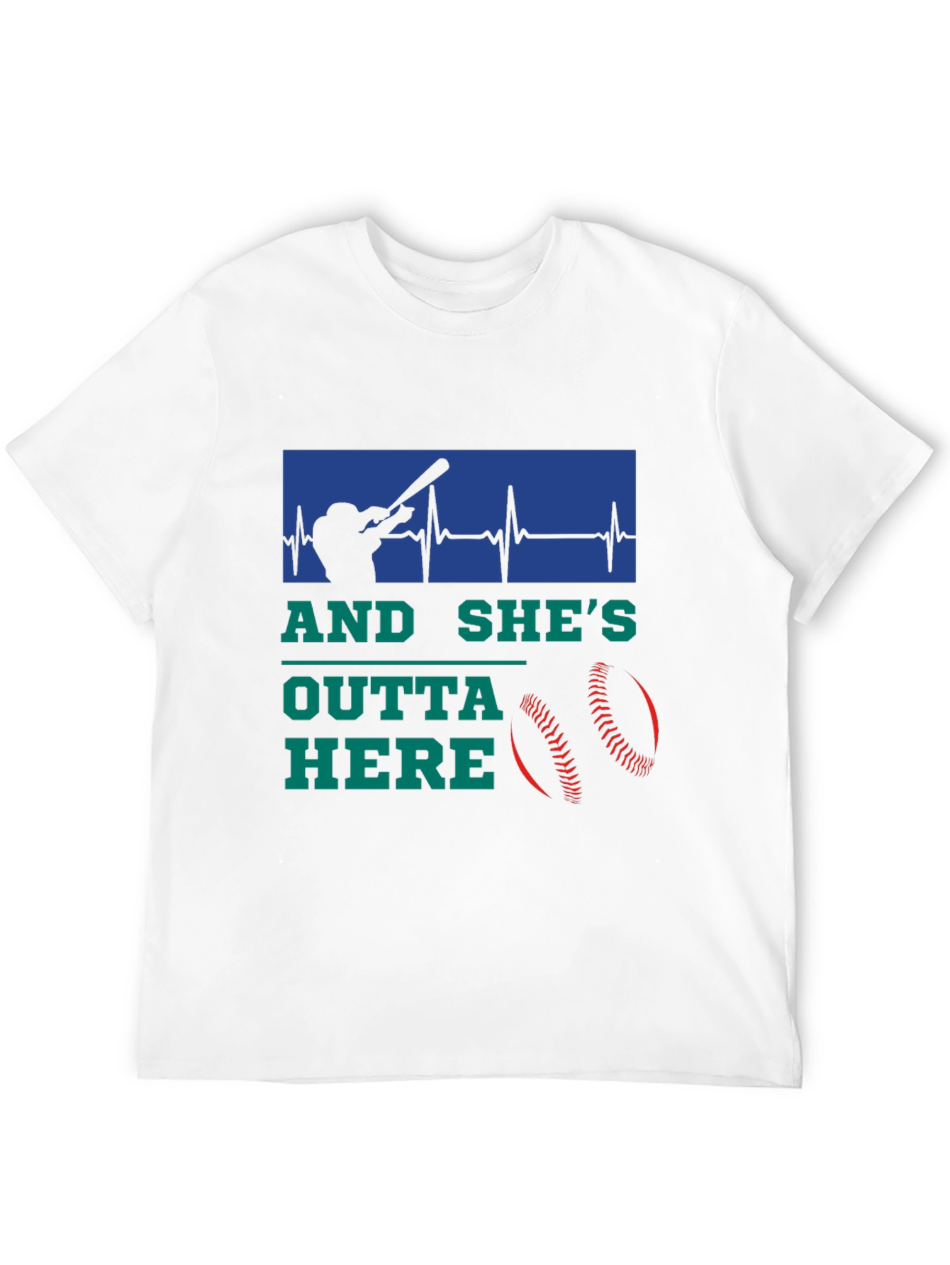 Outta Here Baseball Graphic Tee