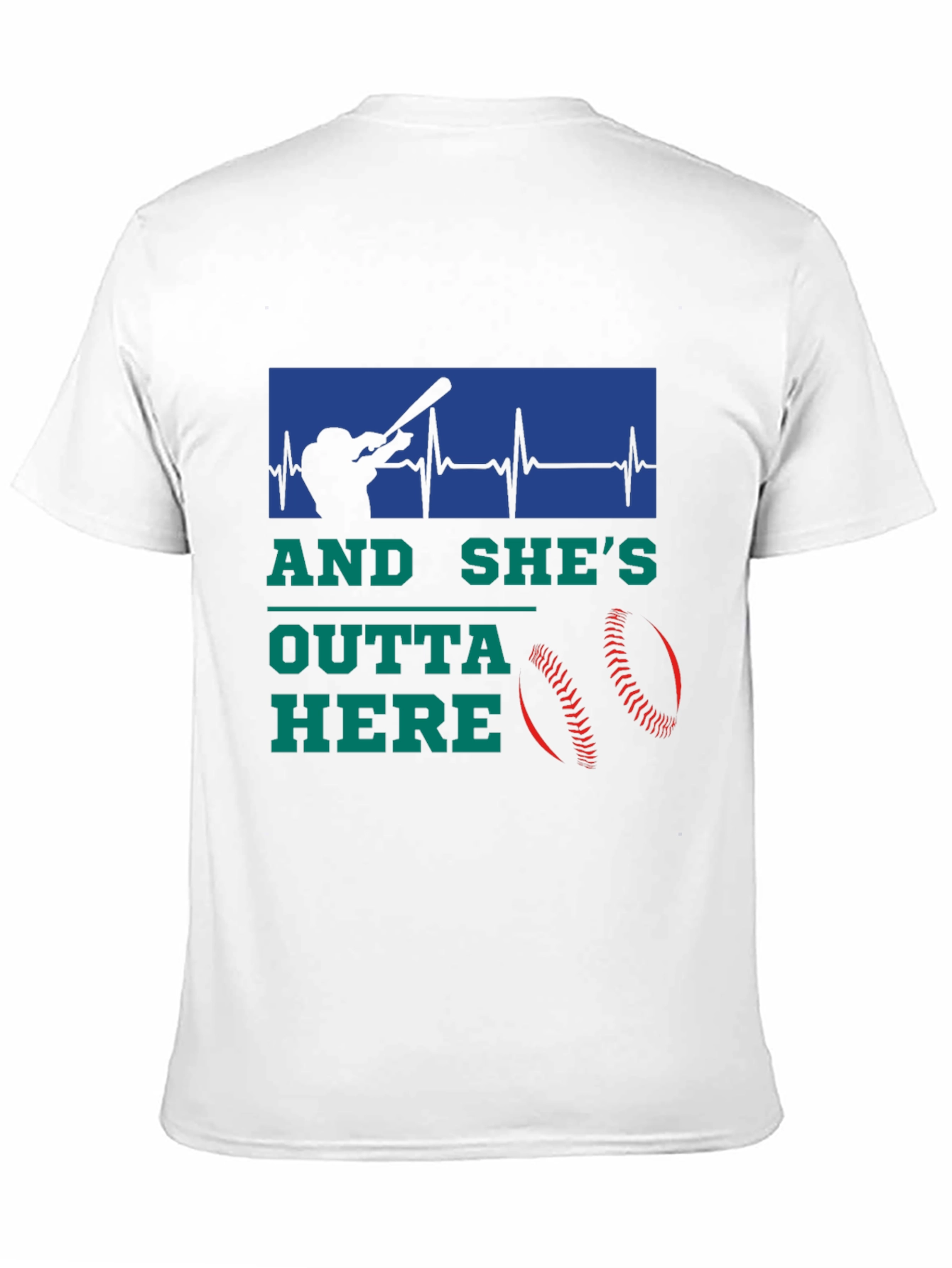 Outta Here Baseball Graphic Tee