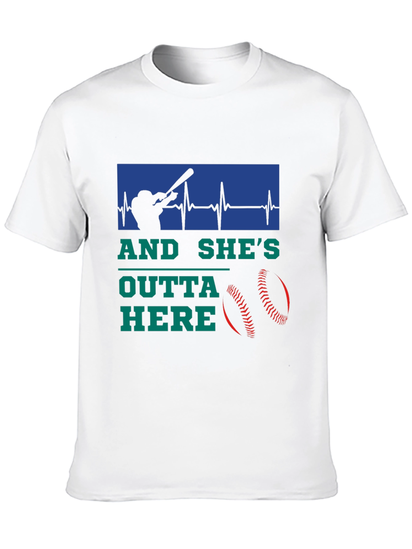 Outta Here Baseball Graphic Tee