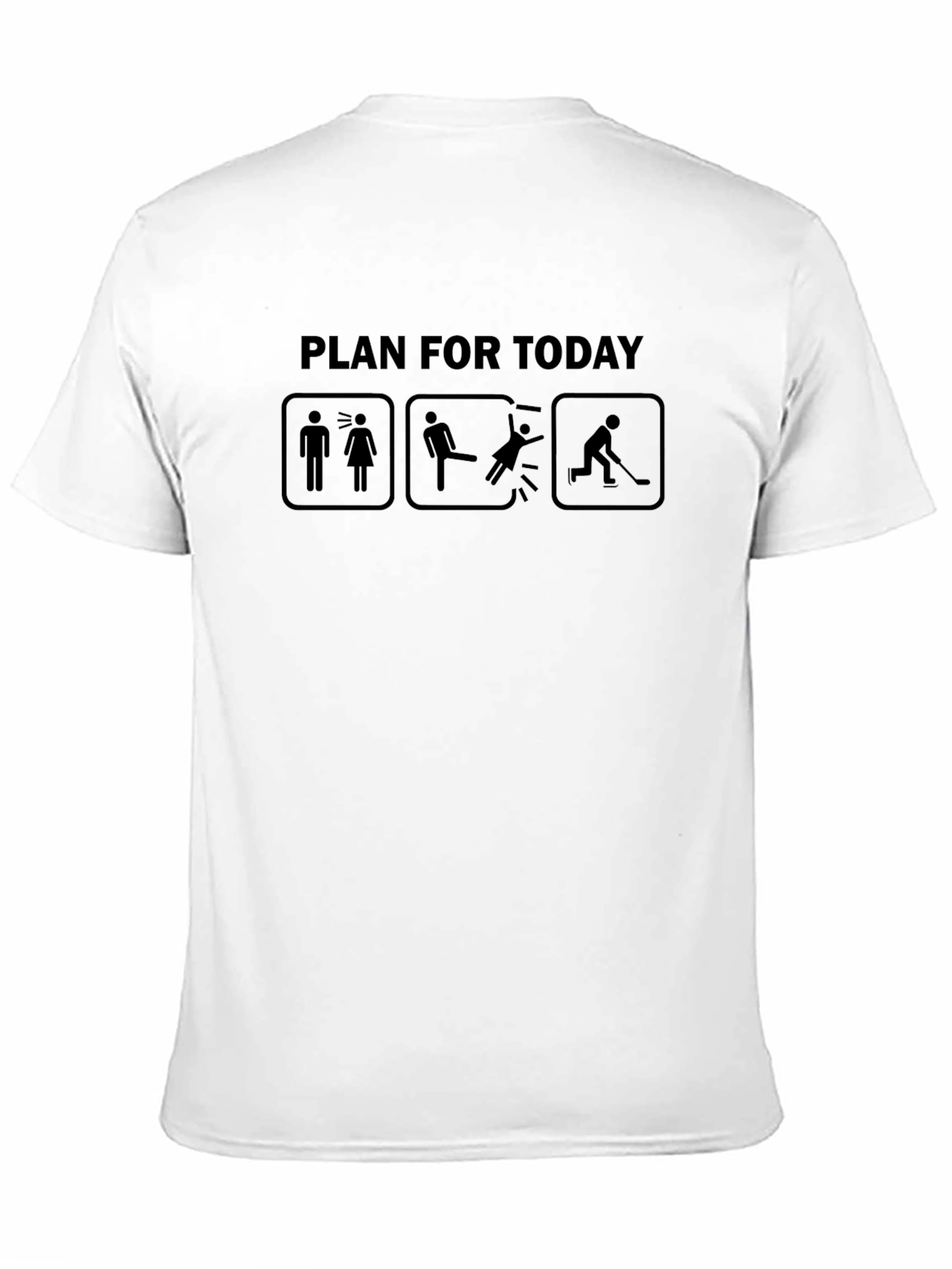 Humorous Hockey Plan T-Shirt