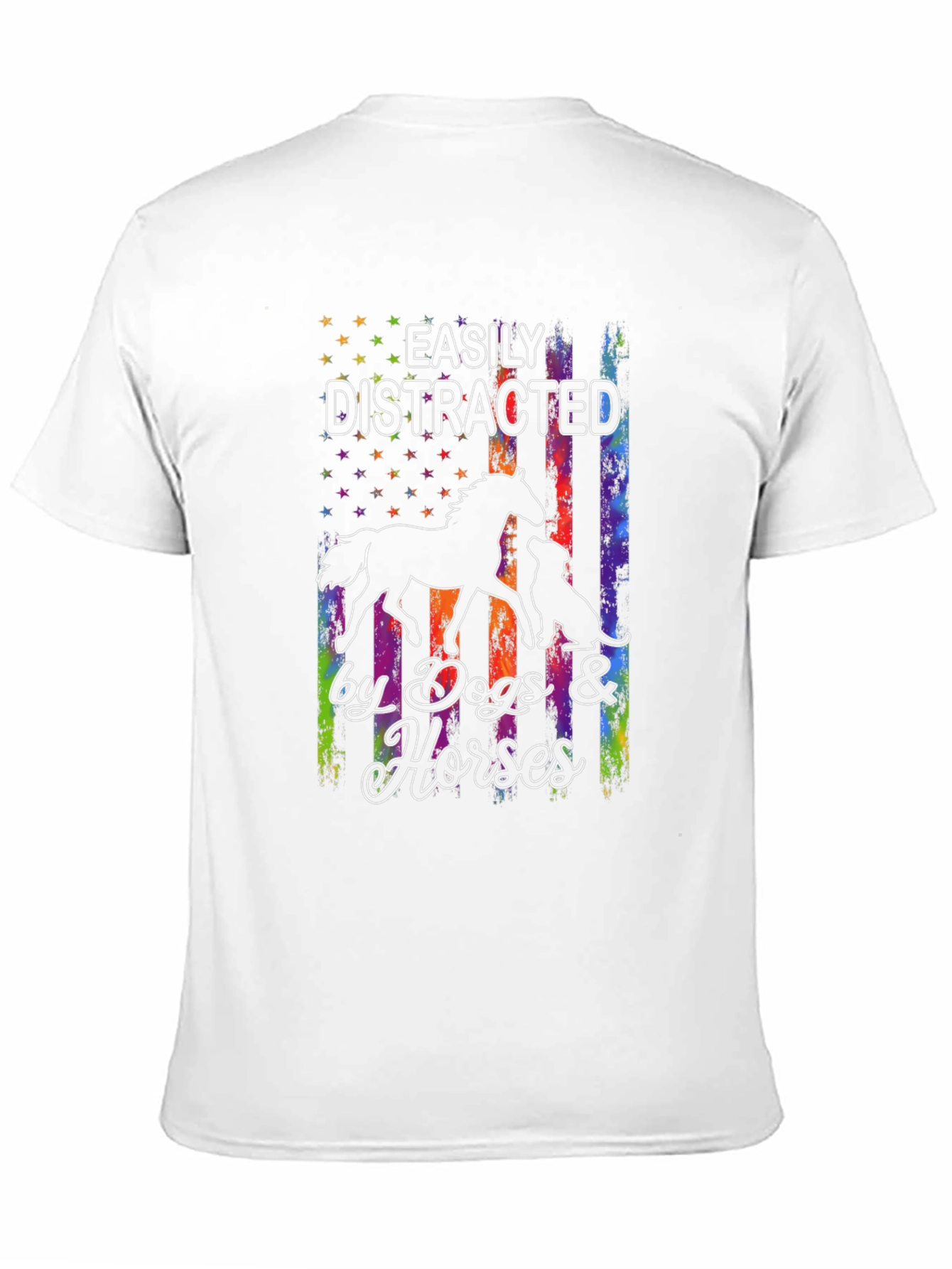 Easily Distracted Dog & Horse T-Shirt
