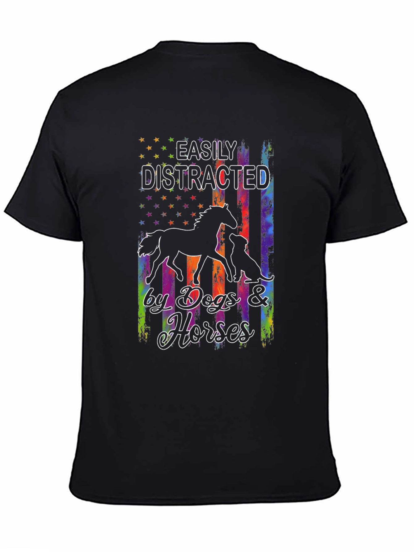 Easily Distracted Dog & Horse T-Shirt