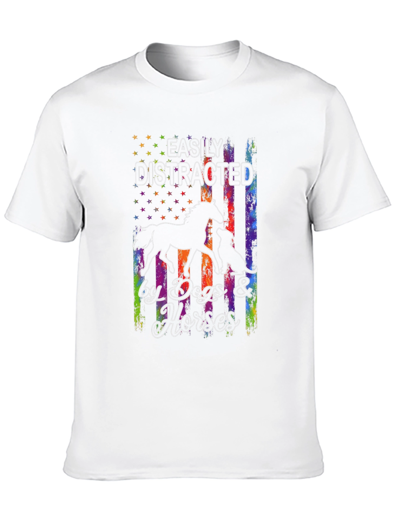 Easily Distracted Dog & Horse T-Shirt