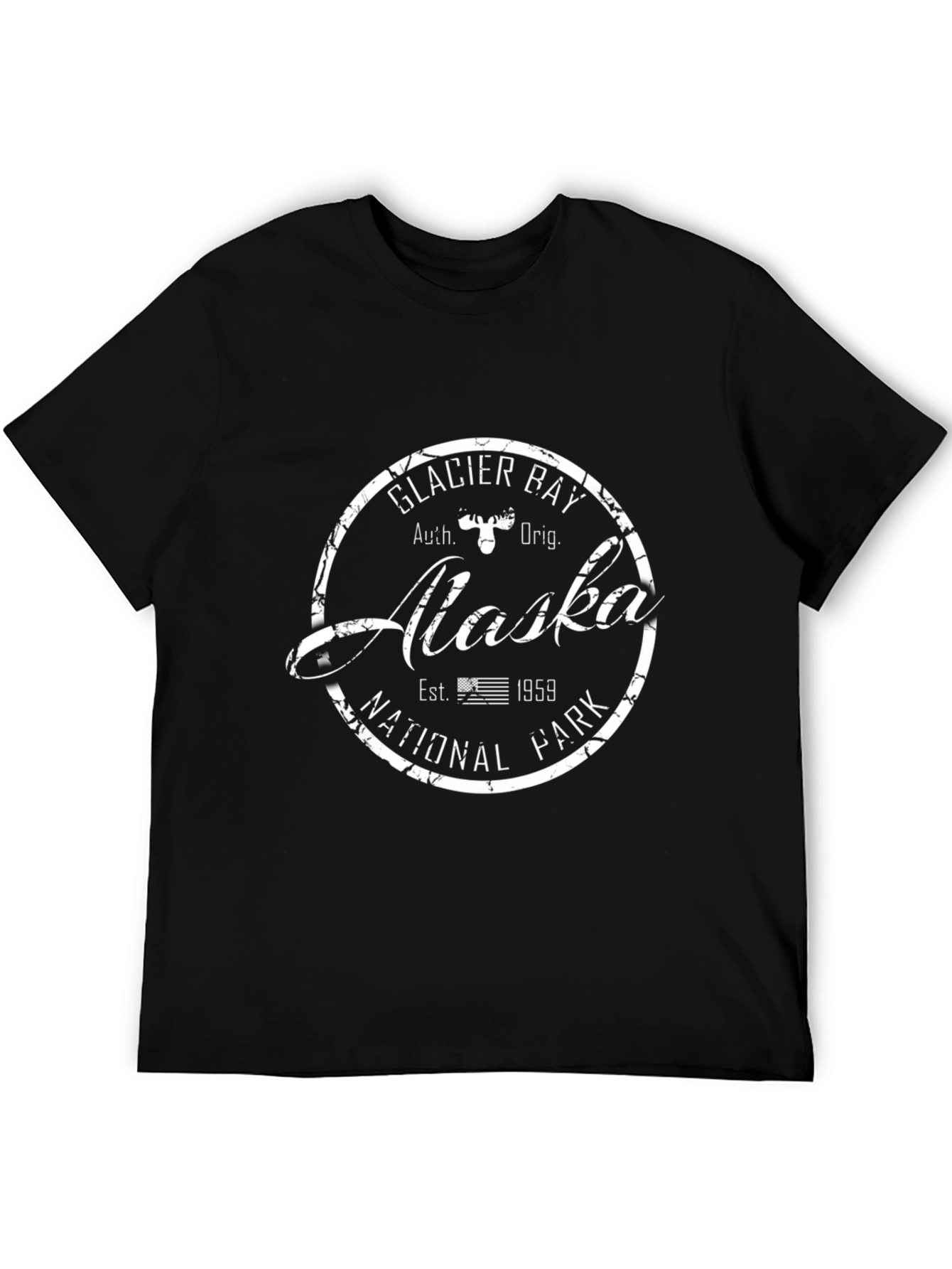 Glacier Bay Alaska National Park Graphic T-Shirt