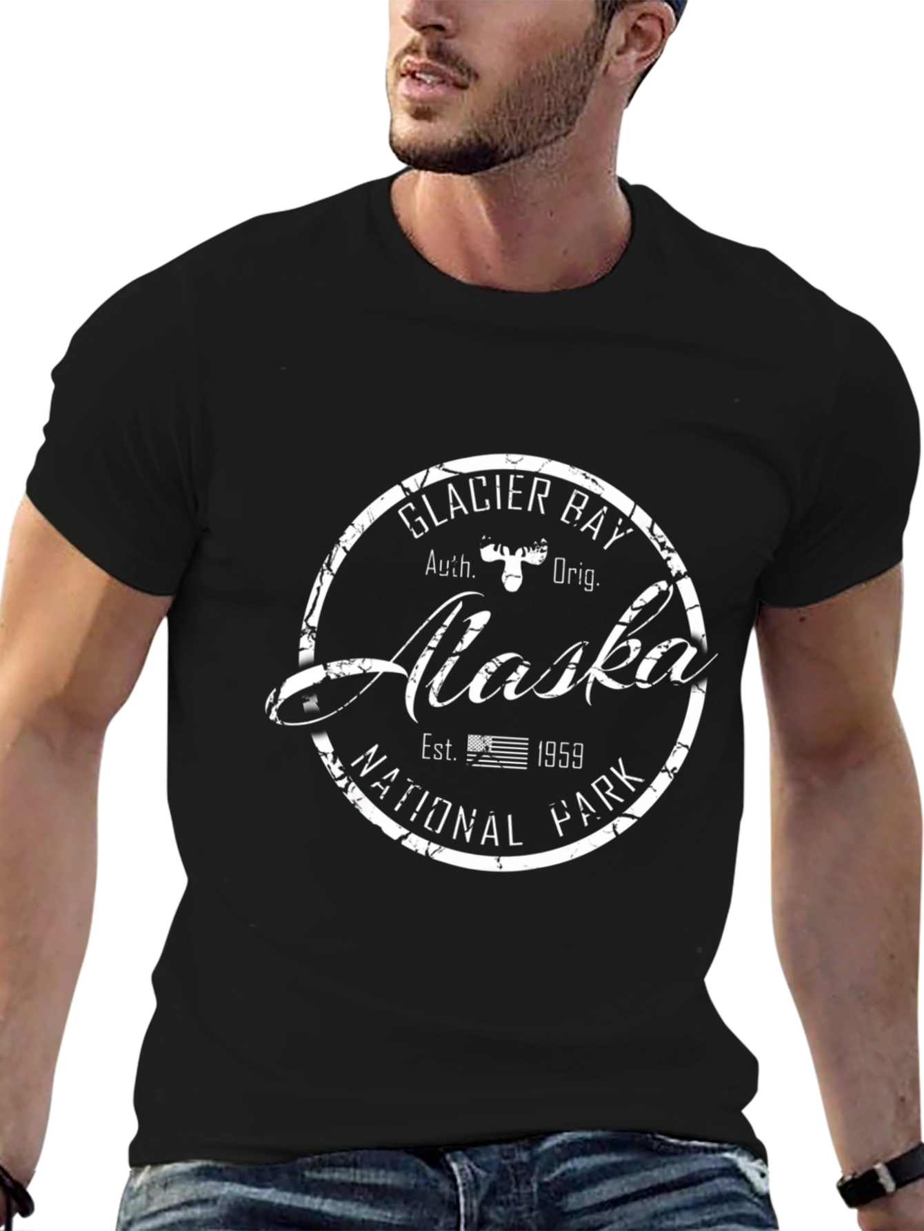 Glacier Bay Alaska National Park Graphic T-Shirt
