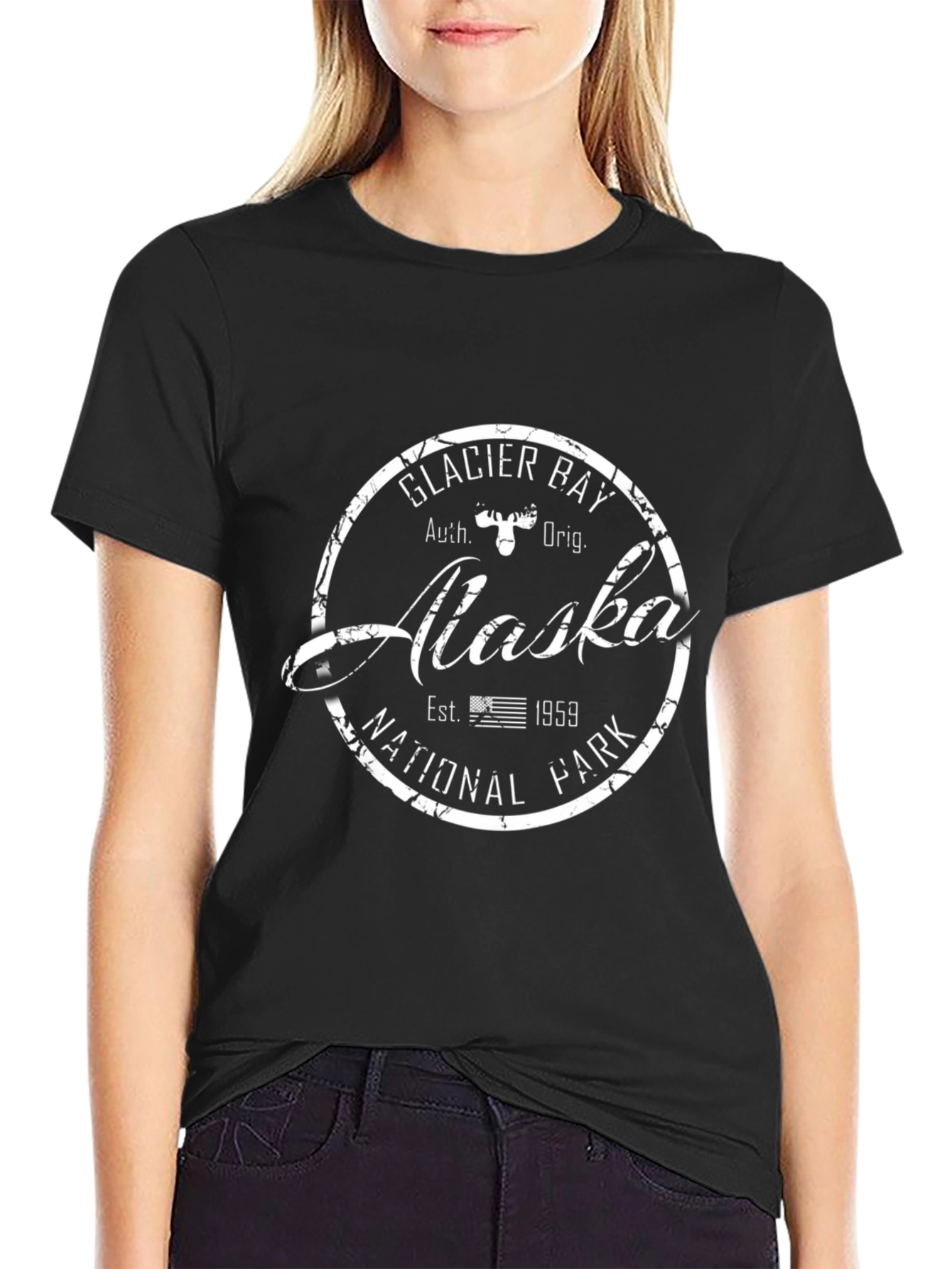 Glacier Bay Alaska National Park Graphic T-Shirt