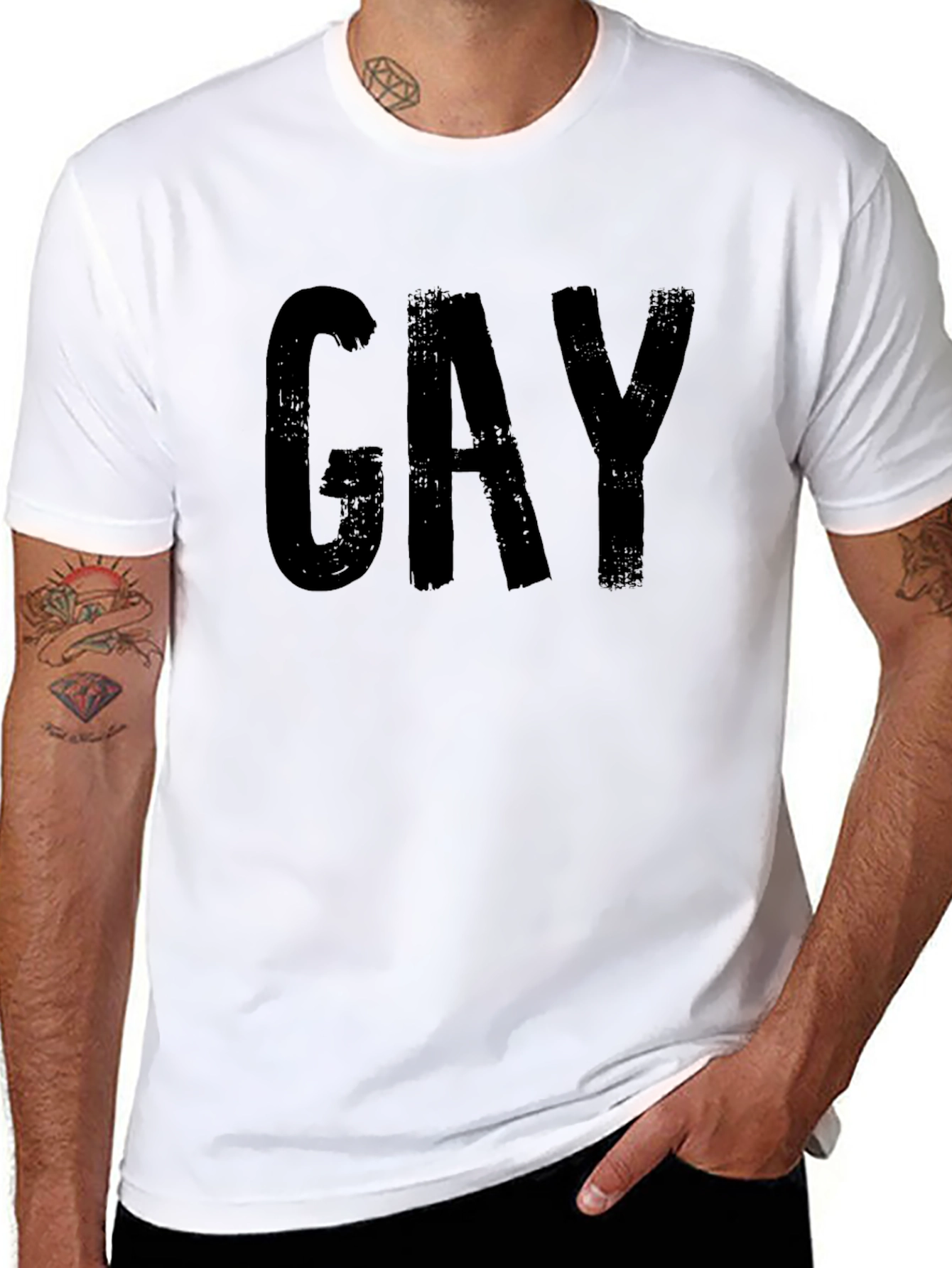 GAY Graphic T-Shirt - Statement Tee