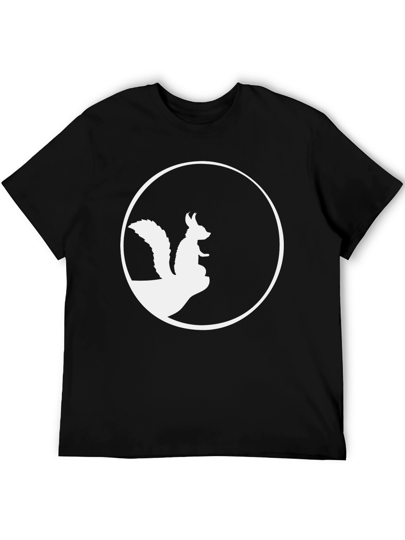 Squirrel Graphic Tee - Black