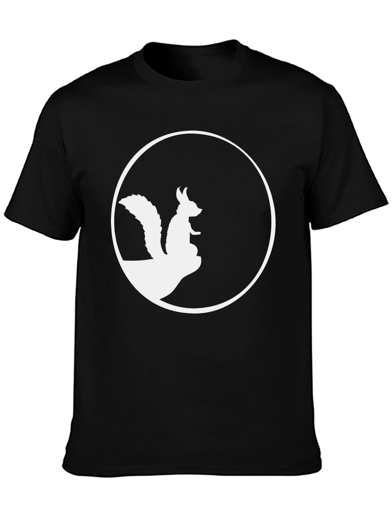 Squirrel Graphic Tee - Black