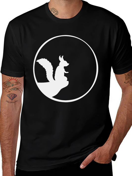 Squirrel Graphic Tee - Black