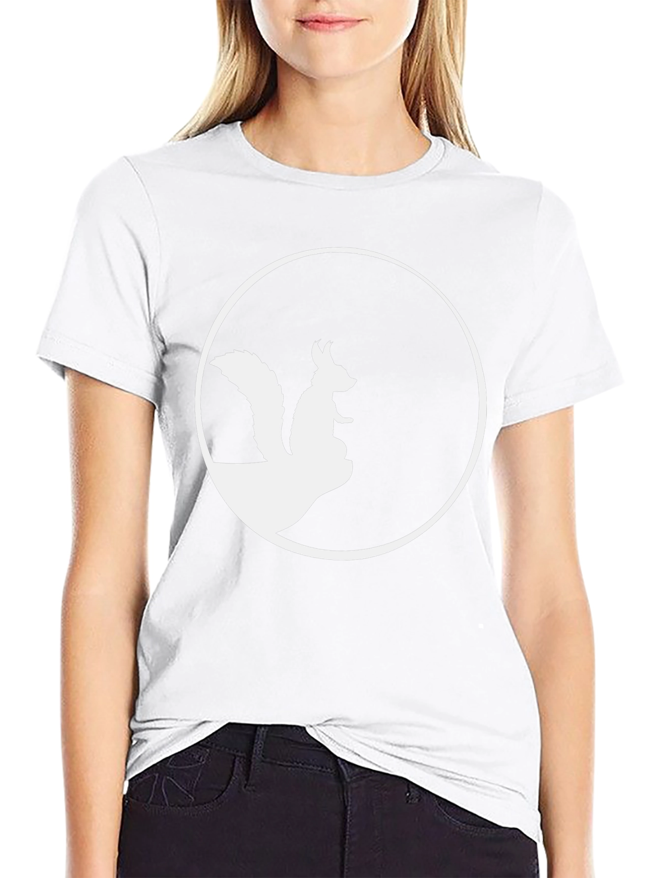 Squirrel Graphic Tee - Black