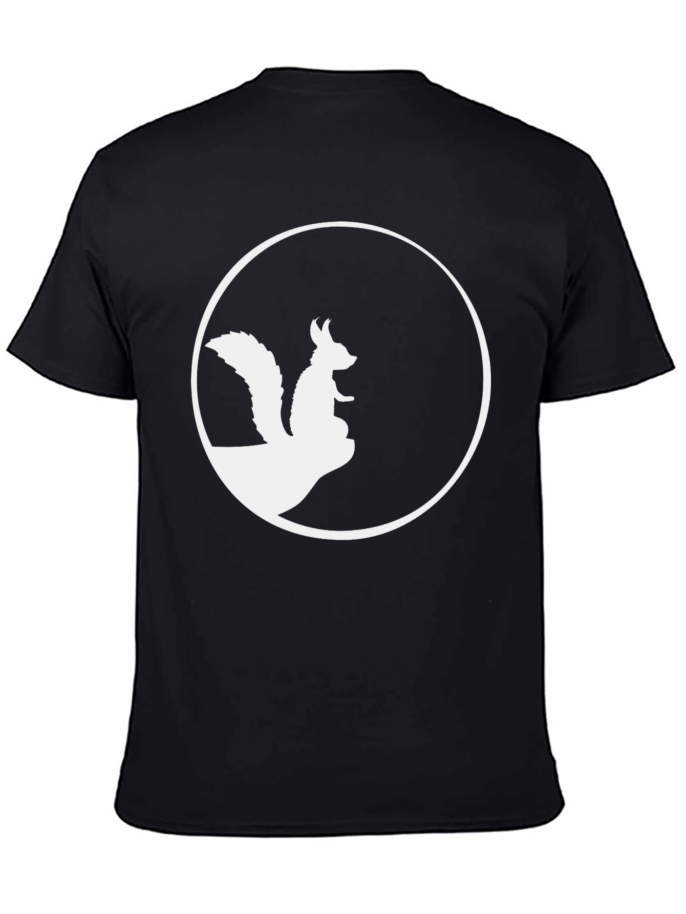 Squirrel Graphic Tee - Black