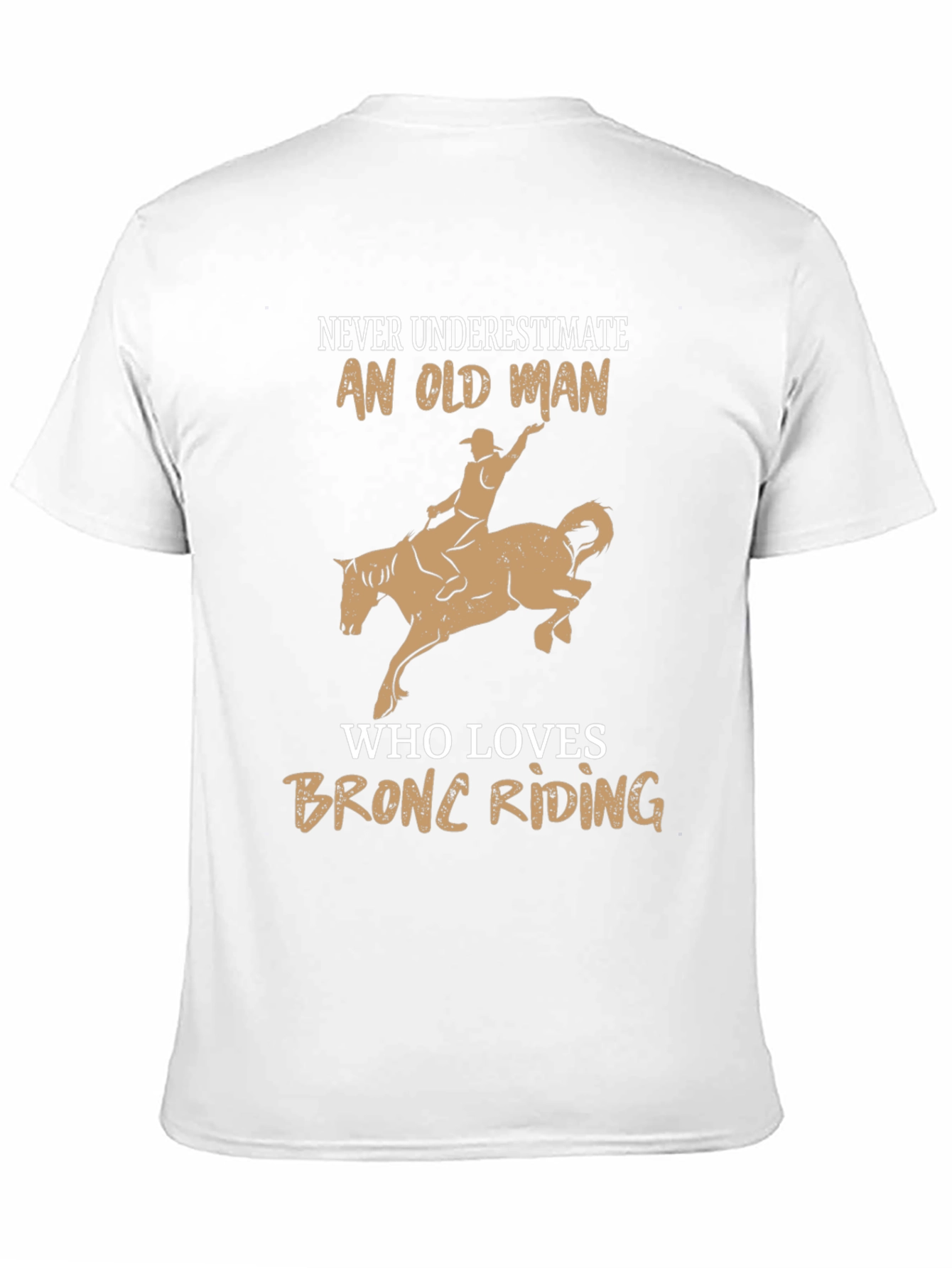 Old Man Bronc Riding T-Shirt