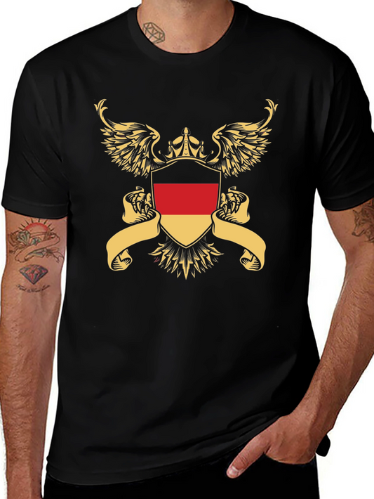 German Flag Shield Graphic T-Shirt