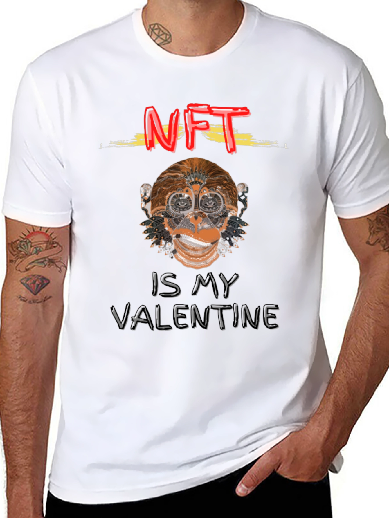 NFT Monkey Valentines T-Shirt
