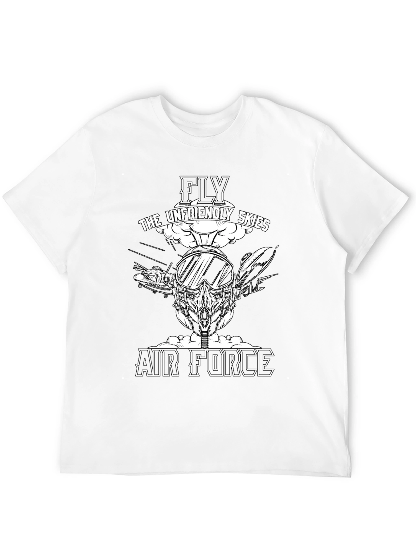 Air Force Unfriendly Skies Graphic T-Shirt