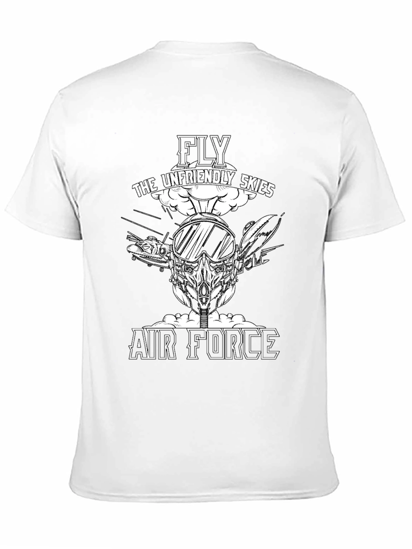 Air Force Unfriendly Skies Graphic T-Shirt