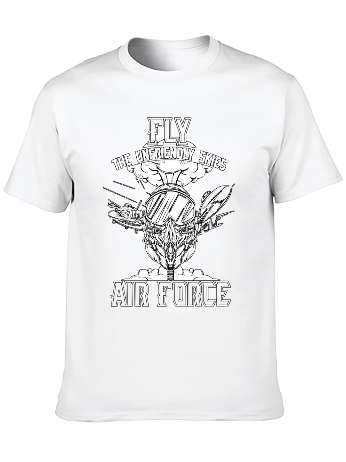 Air Force Unfriendly Skies Graphic T-Shirt