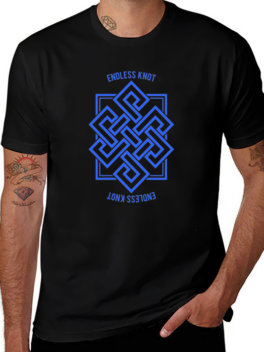 Endless Knot Graphic Tee - Stylish Unisex Design