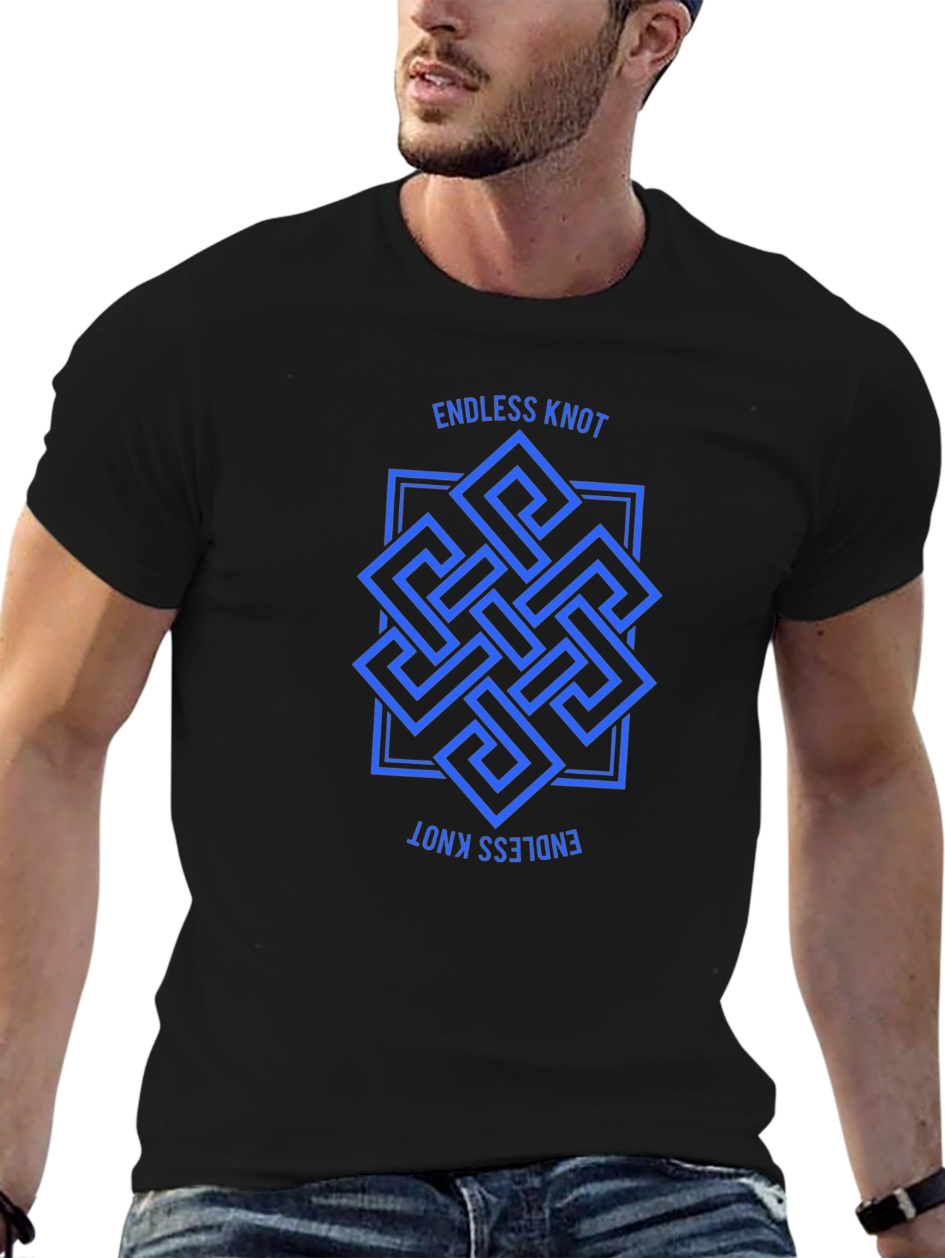 Endless Knot Graphic Tee - Stylish Unisex Design