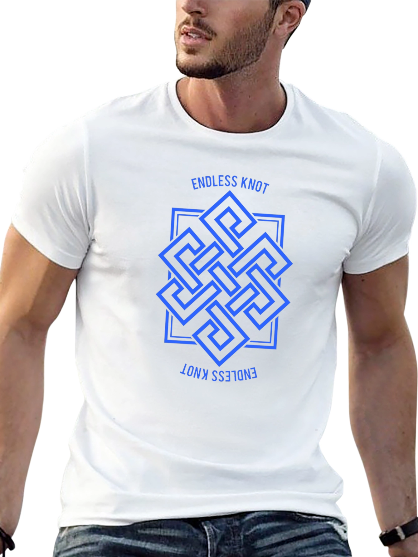 Endless Knot Graphic Tee - Stylish Unisex Design