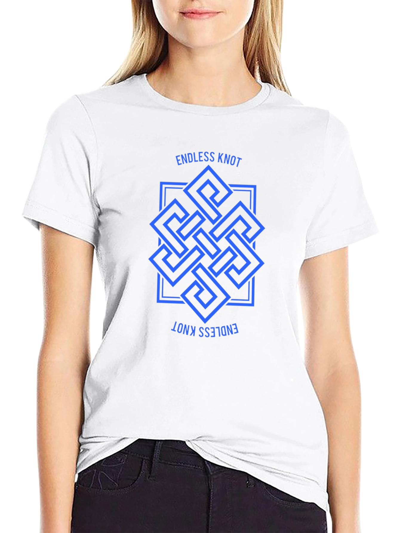 Endless Knot Graphic Tee - Stylish Unisex Design