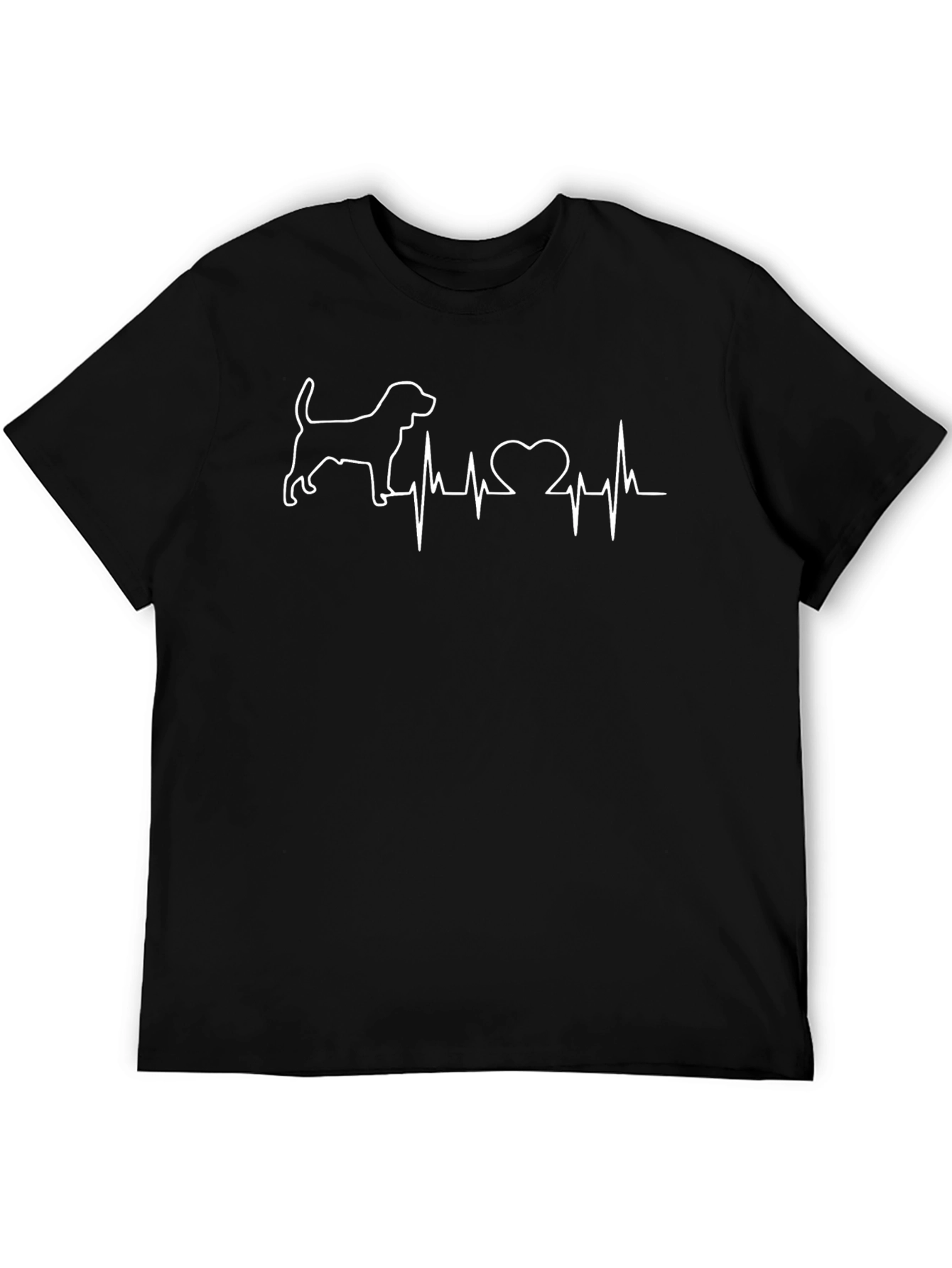 Dog Heartbeat T-Shirt - Pet Lover Tee
