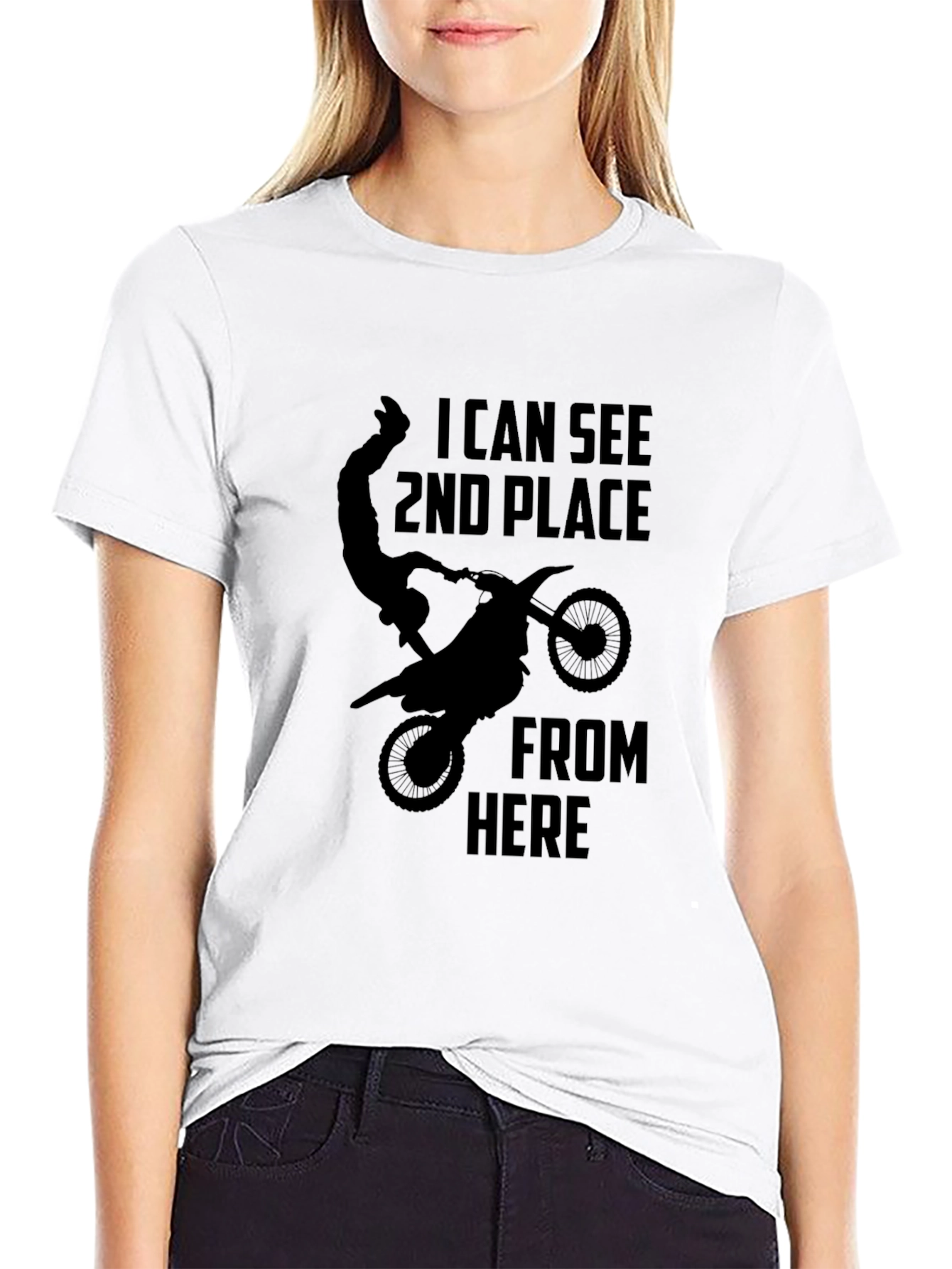 I Can See 2nd Place Funny Motocross T-Shirt