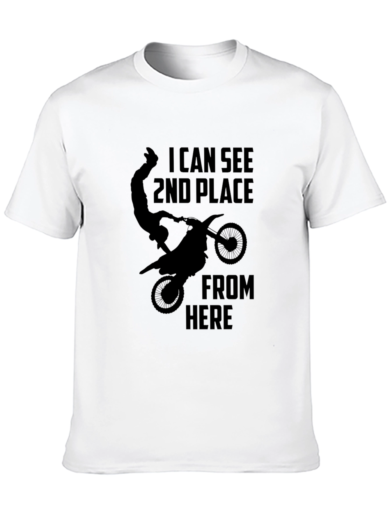 I Can See 2nd Place Funny Motocross T-Shirt