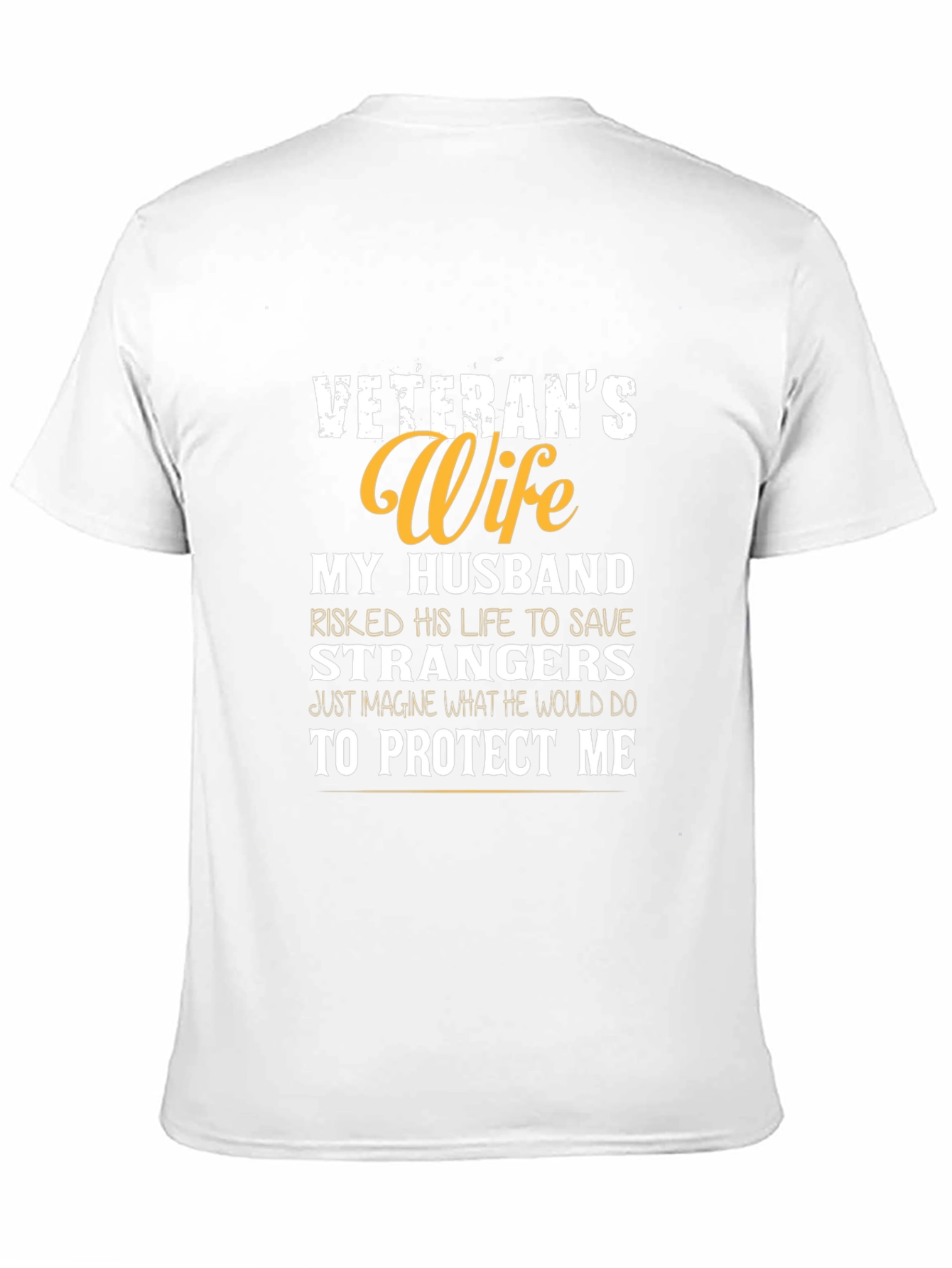 Veterans Wife Graphic Tee - Protect Me