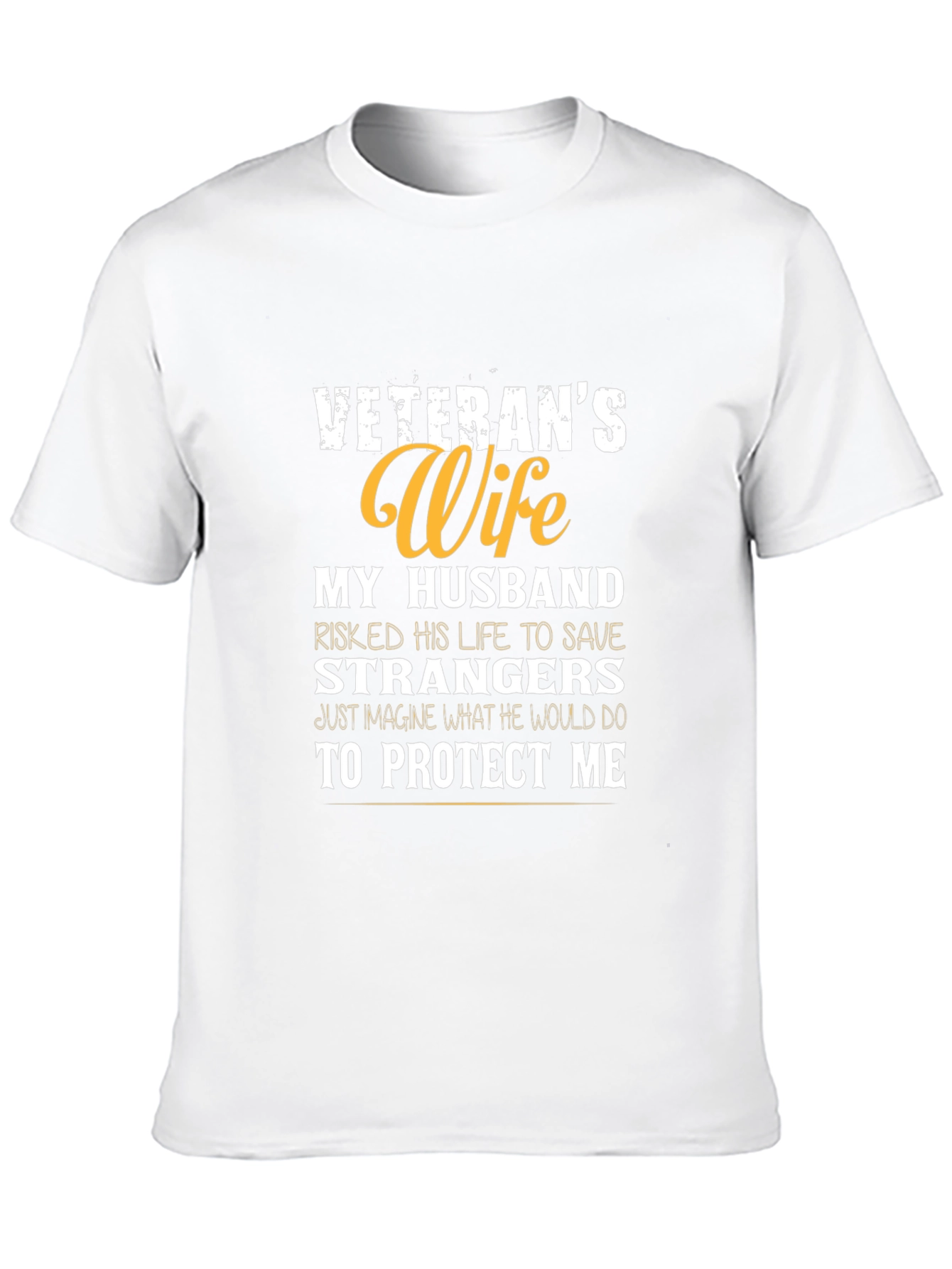 Veterans Wife Graphic Tee - Protect Me