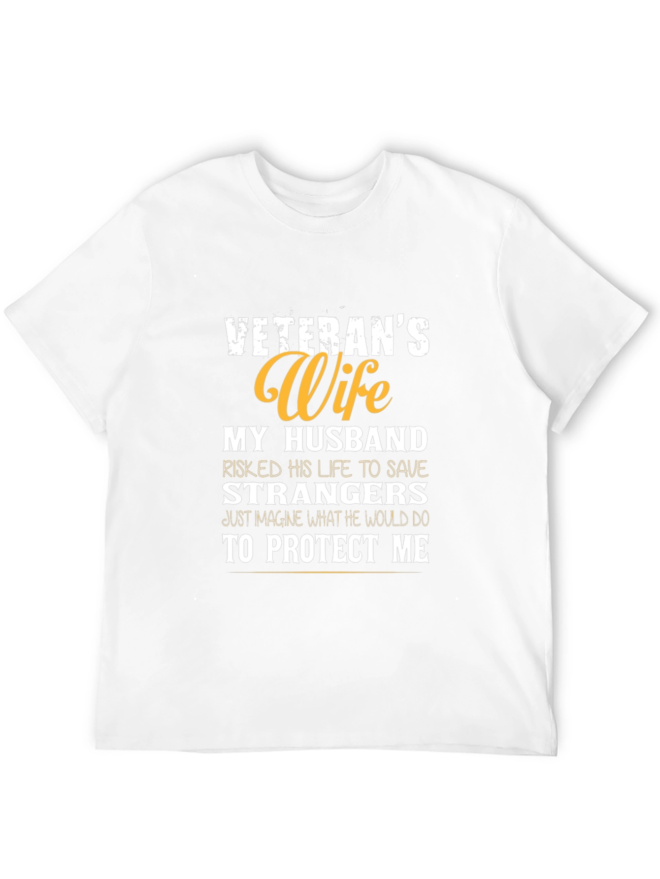 Veterans Wife Graphic Tee - Protect Me