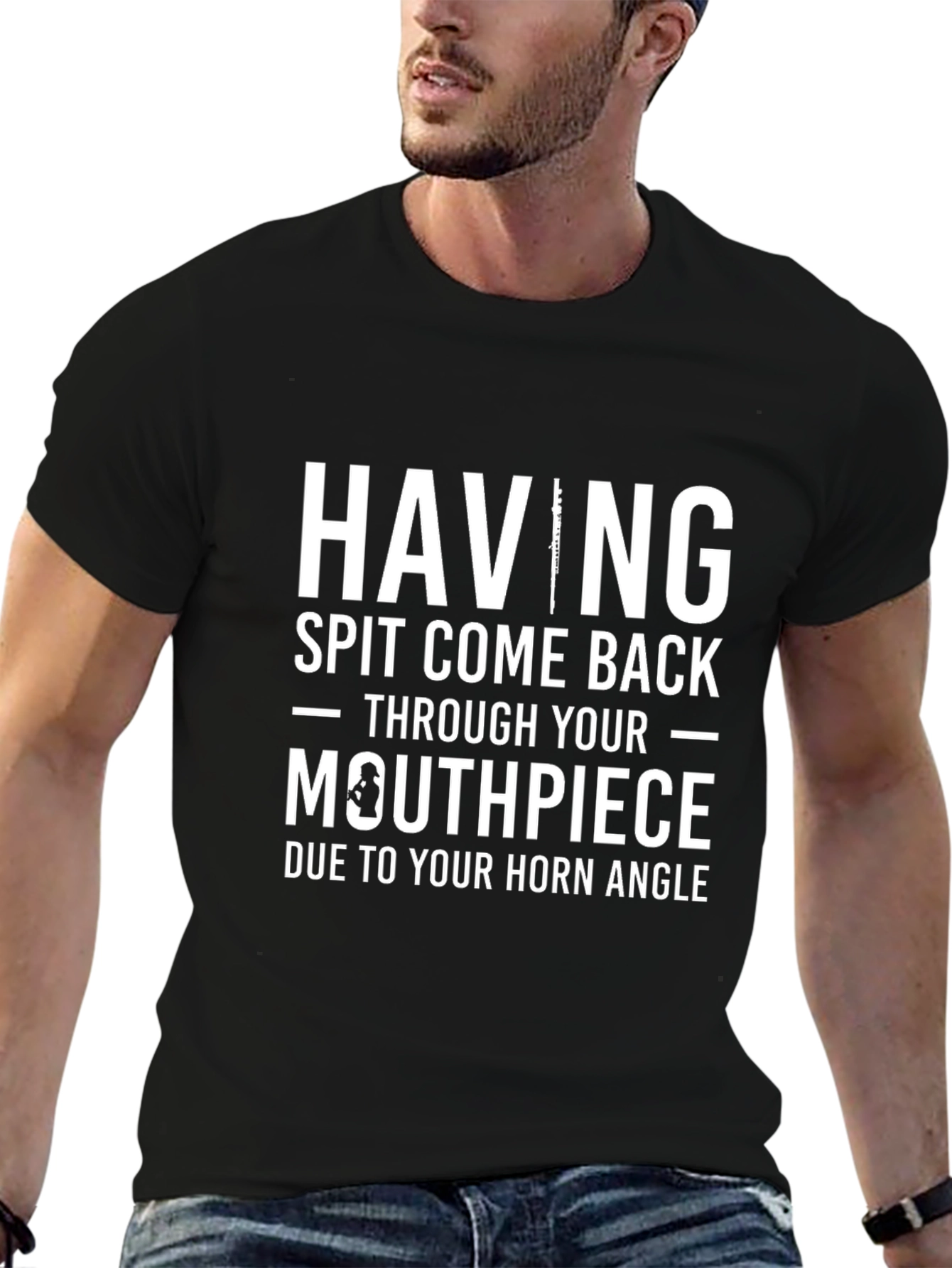 Humorous Spit Come Back Musician T-Shirt