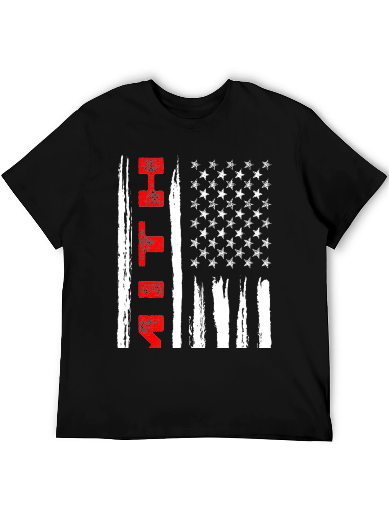 USA Flag Patriotic Fitness T-Shirt