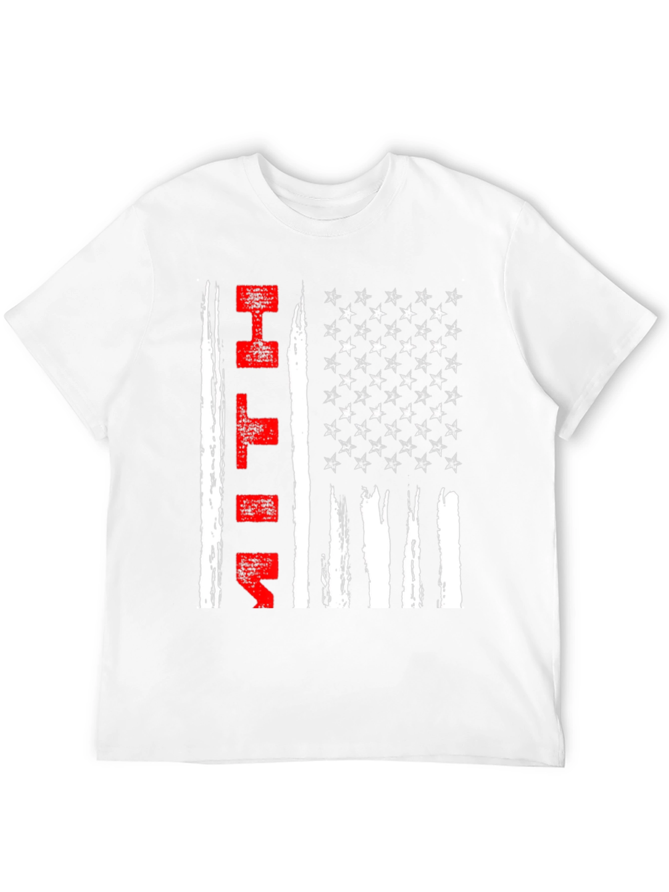 USA Flag Patriotic Fitness T-Shirt