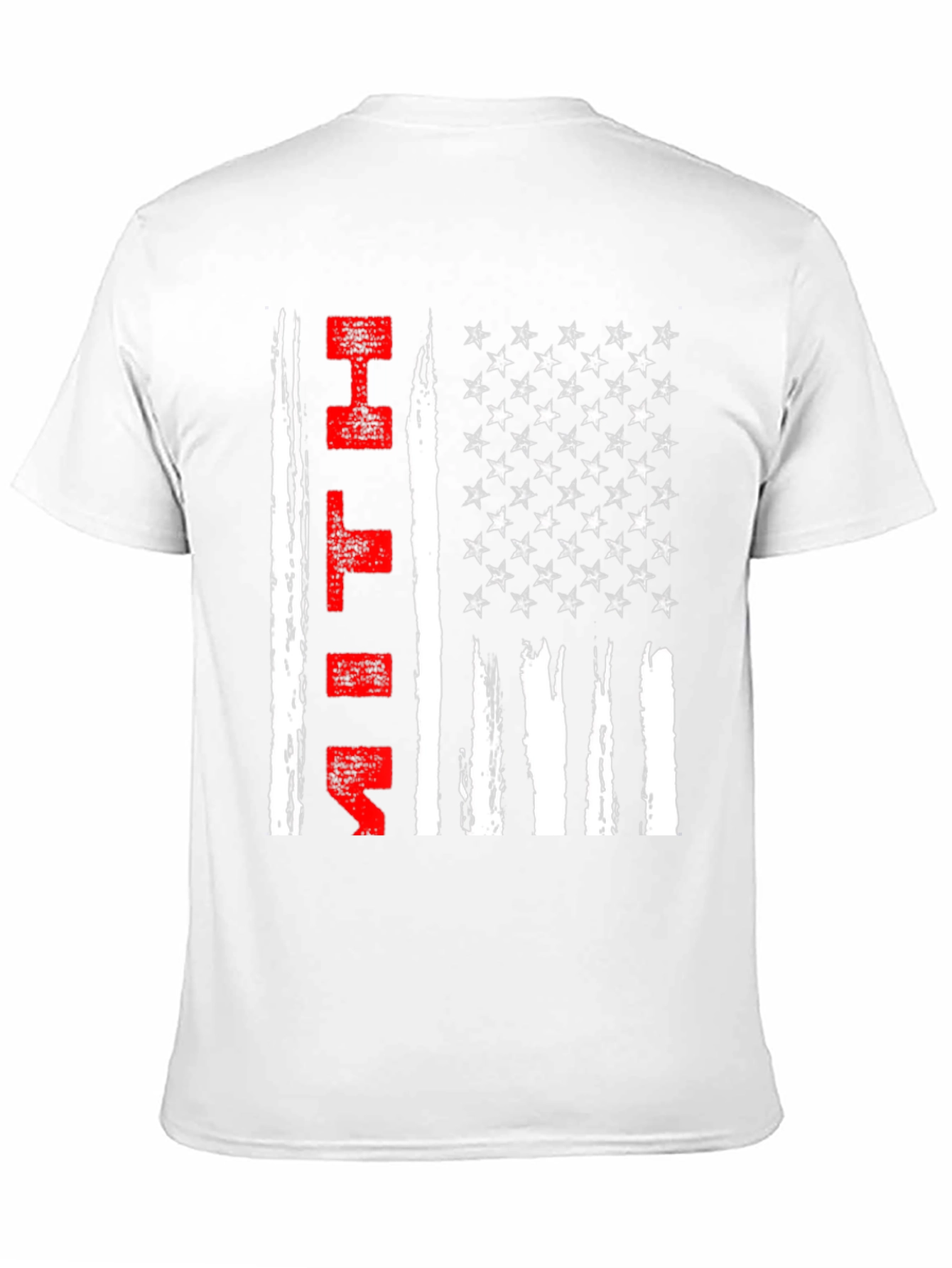 USA Flag Patriotic Fitness T-Shirt