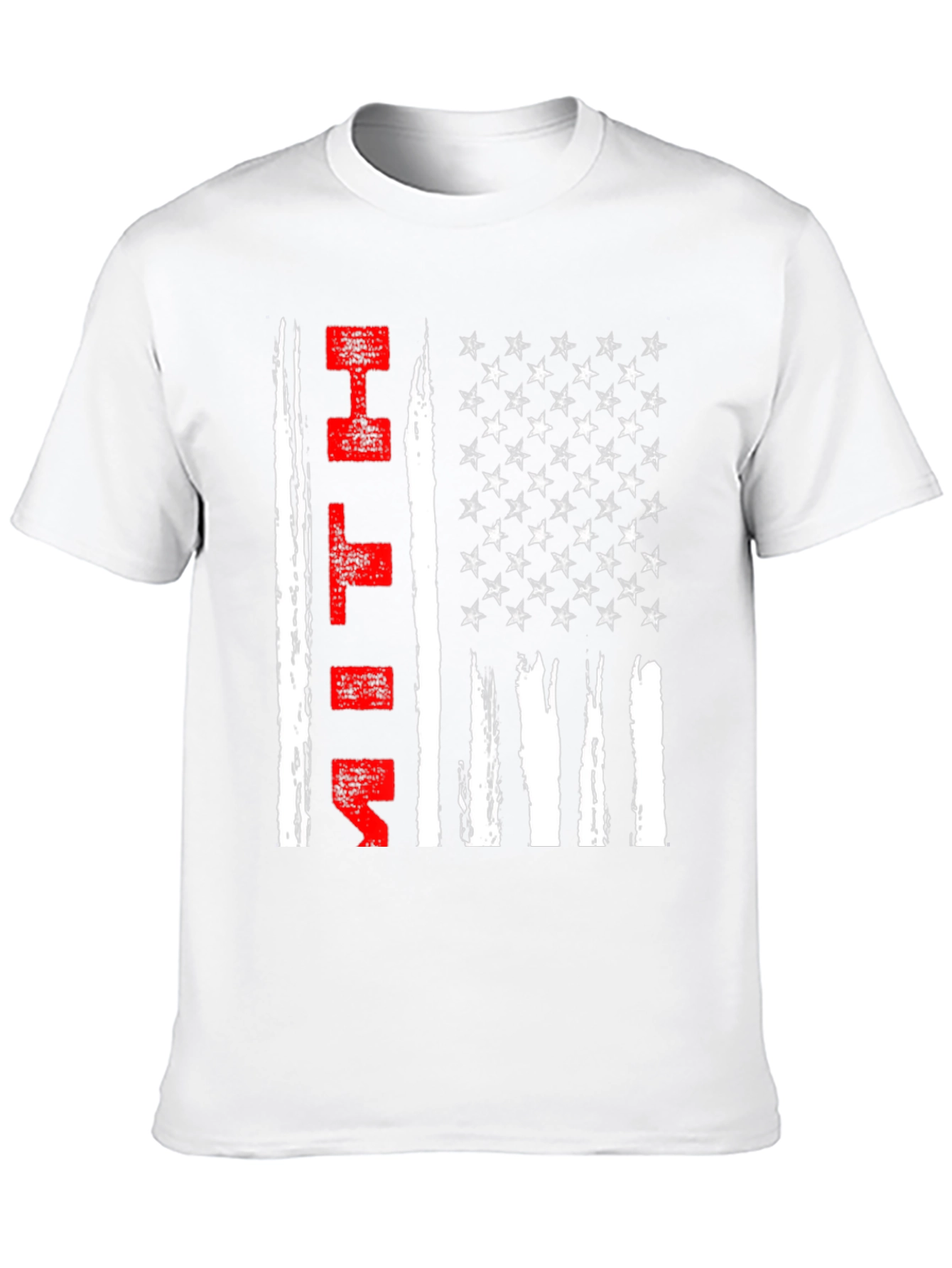 USA Flag Patriotic Fitness T-Shirt