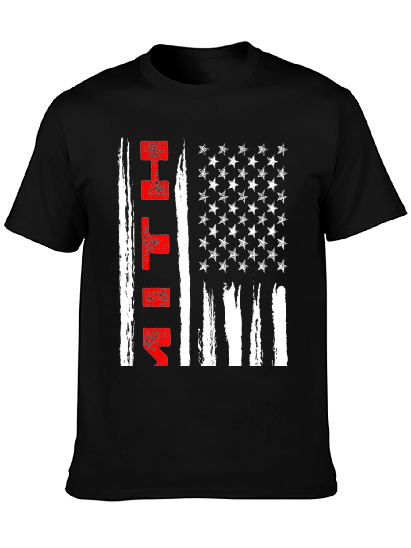 USA Flag Patriotic Fitness T-Shirt