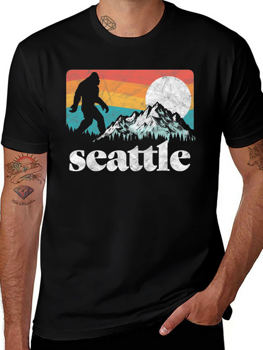 Seattle Bigfoot T-Shirt - Pacific Northwest Adventure Tee