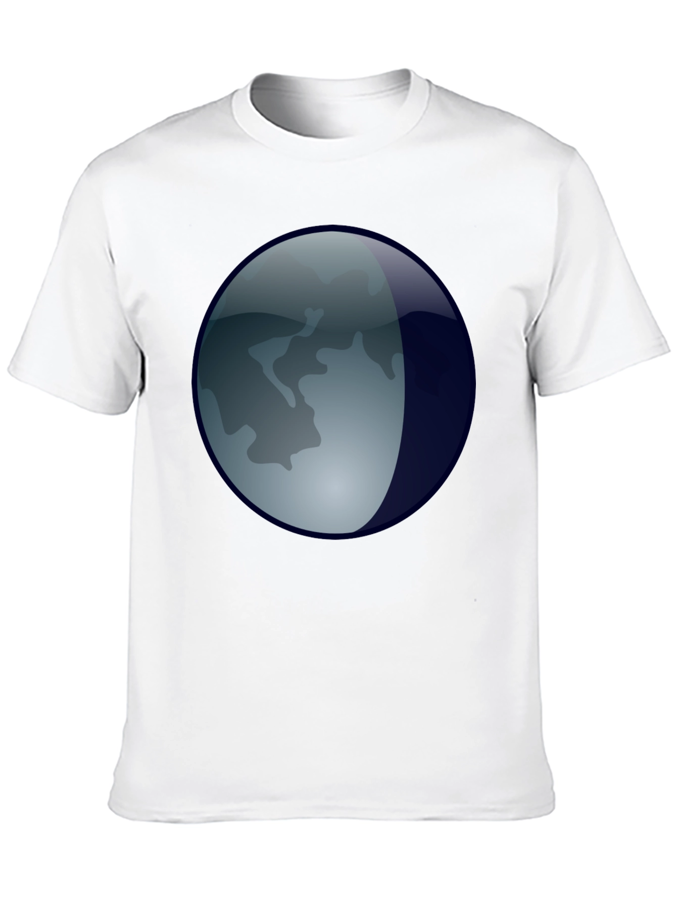 Lunar Orb T-Shirt - Black Graphic Tee